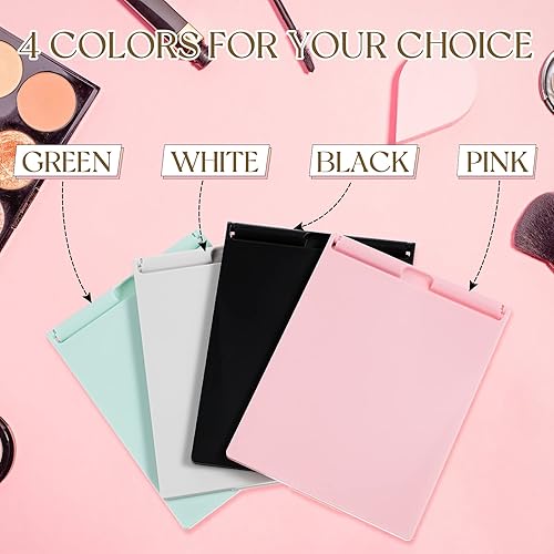 Miniatura 3 de 4 piezas de espejo pequeño plegable de viaje, espejo compacto rectangular, espejo portátil de bolsillo, pequeño espejo plegable de maquillaje para