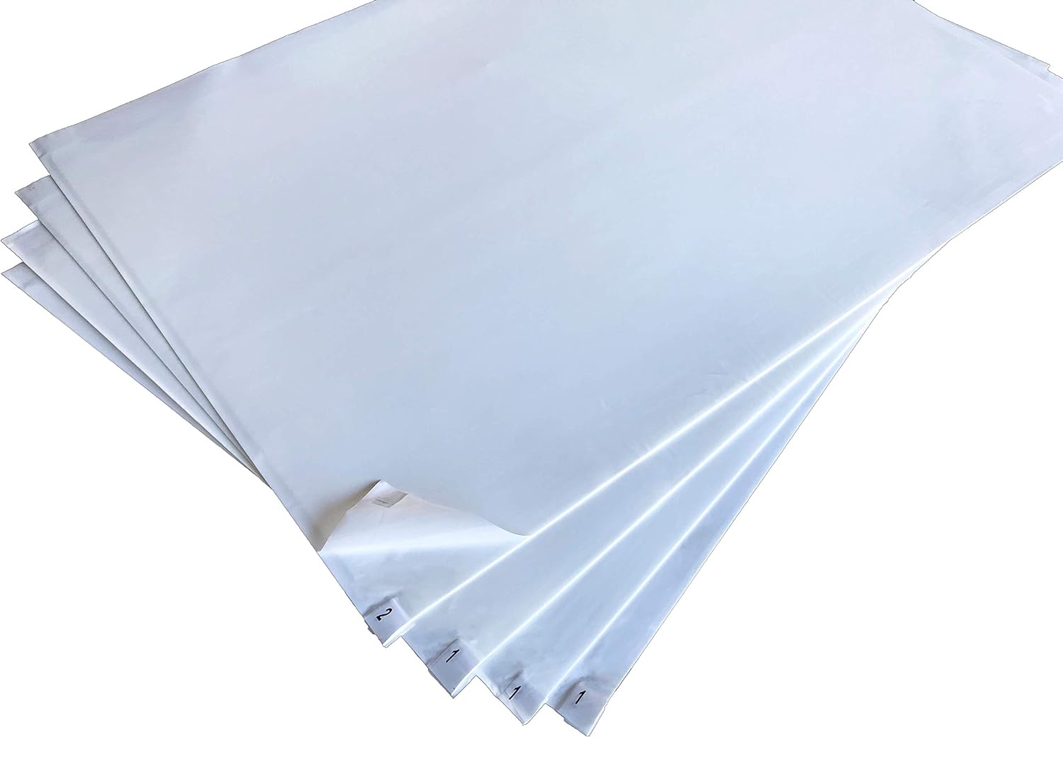 Clean Mat, Peel-Away Tacky Mats, CASE of 4 MATS, 30 Sheets Each (120 Total), 24 x 36 White