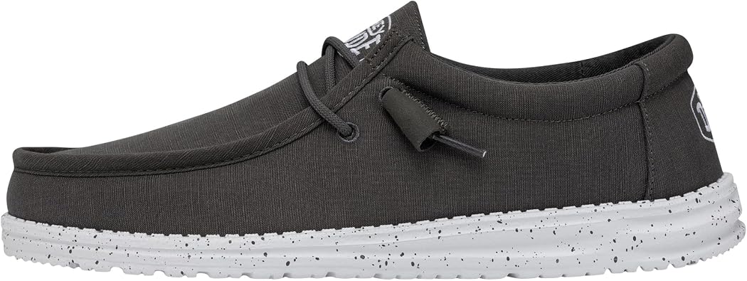 Hey Dude Mens Wally SlubMoc Toe Shoes