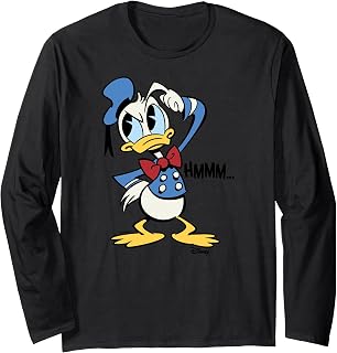 Donald Duck - Hmmm Donald Long Sleeve T-Shirt