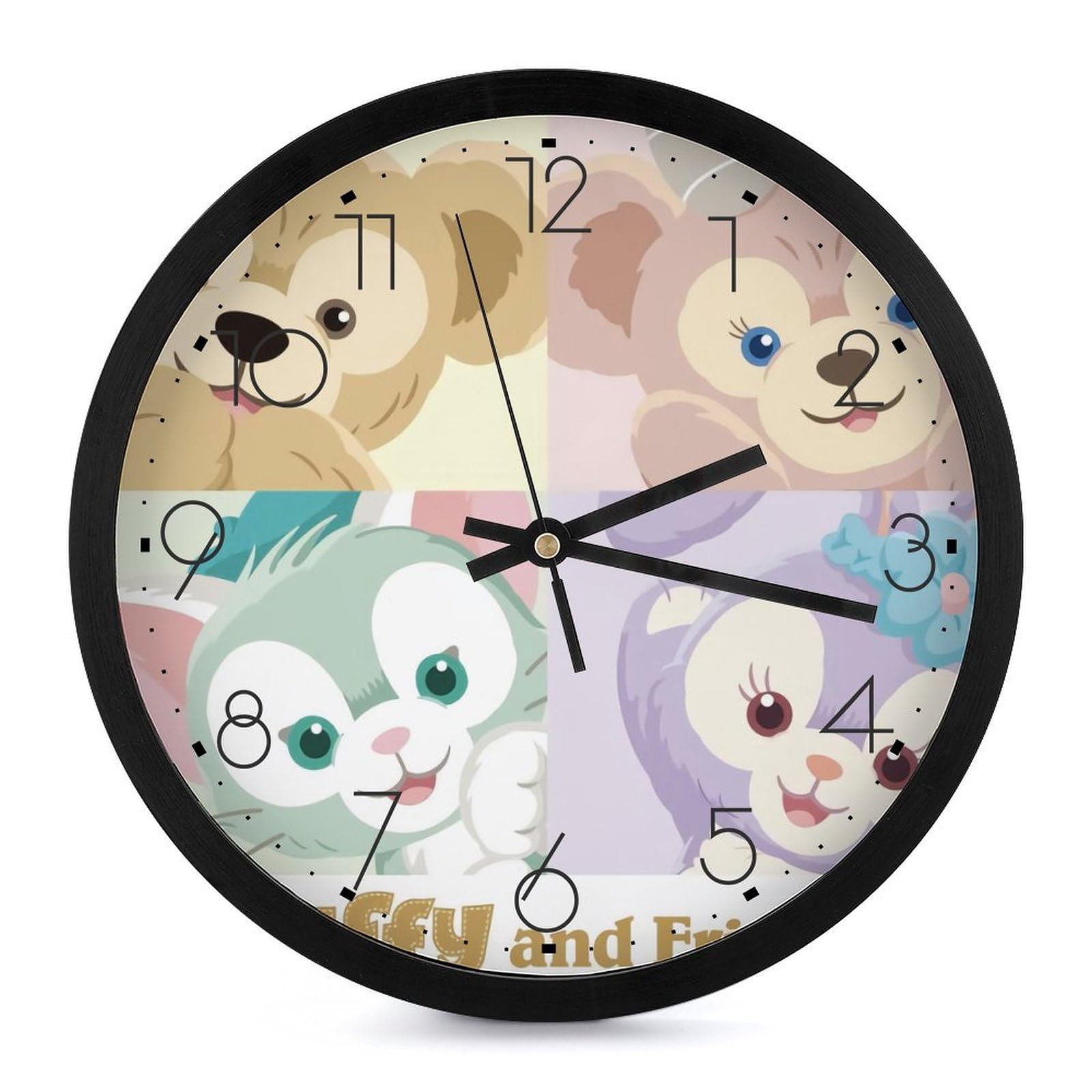 掛け時計 ダッフィー&フレンズ＊ Amazon.co.jp: ダッフィー フレンズ アニメ 壁掛け時計 かけ時計