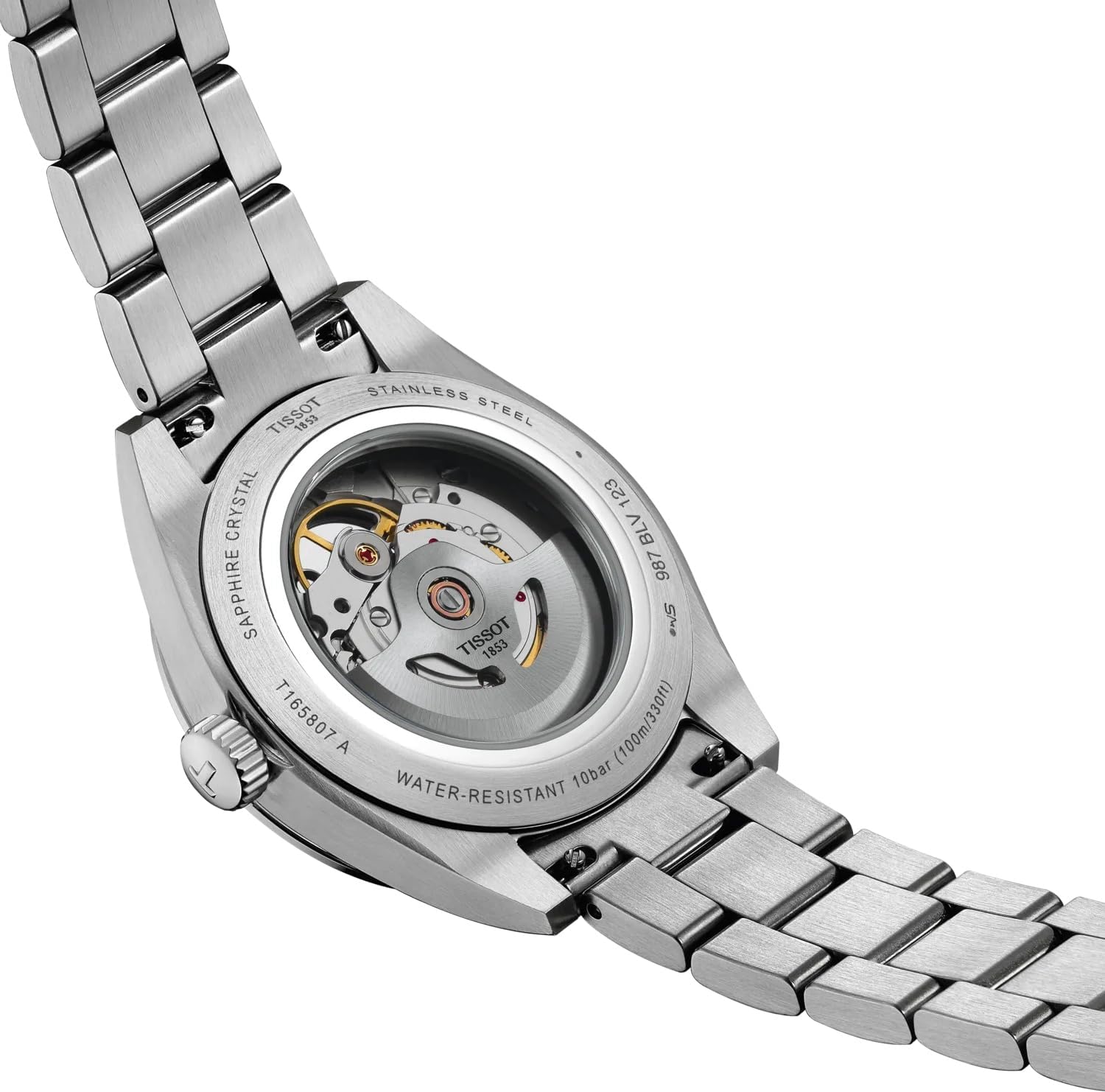 Tissot Gentleman 38mm, Swiss Automatic Watch for Men, Stainless Steel Case, Blue Dial, T1658071104100