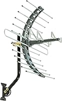 GE 29884 Pro Outdoor Attic Antenna - 70 Mile Long Range VHF/UHF HDTV for Free HD Channels, 4K Ready