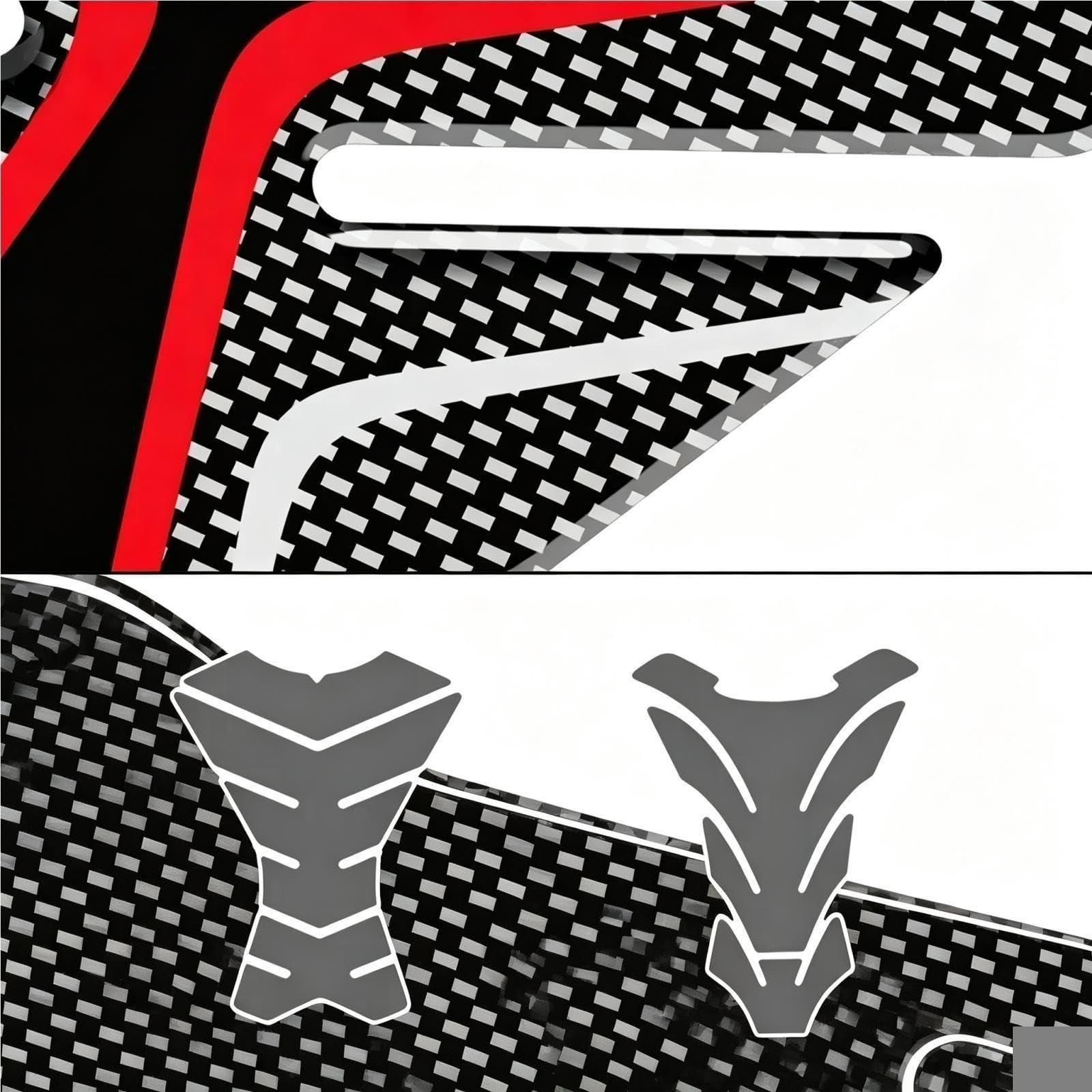 3D-Motorrad-Tankpad-Schutzaufkleber Für Suzuki