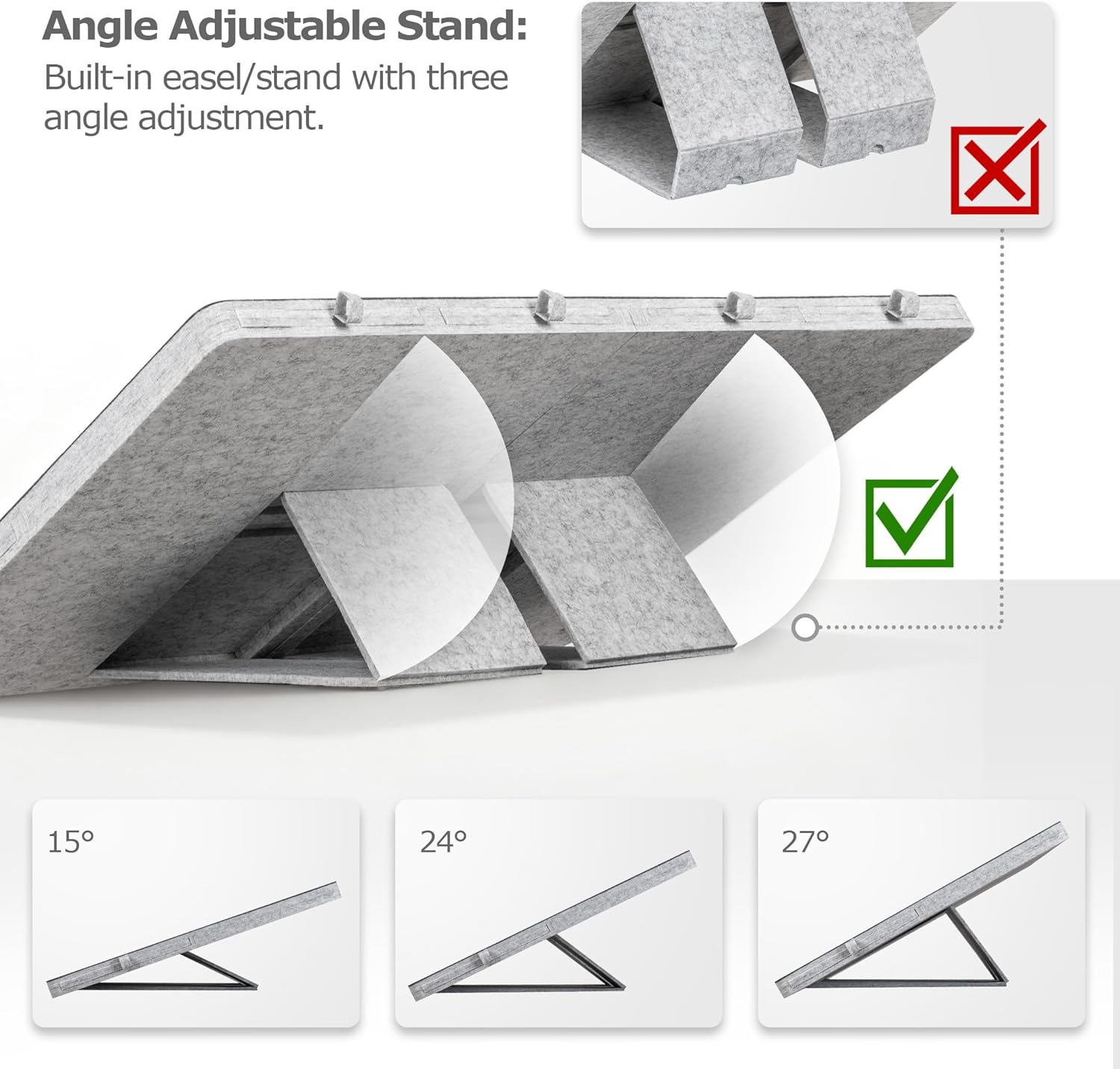 1500 Piece Tilting Jigsaw Puzzle Board with 6 Colorful Drawers & Cover, Foldable Jigsaw Puzzle Table with 3 Angle Adjustable Built-in Easel/Stand, Lightweight Game Boards for Adults