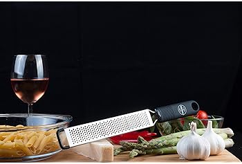 BelleGuppy Lemon Zester & Cheese Grater, Professional Zesting tool for Parmesan, Citrus, Ginger, Nutmeg, Garlic, Choc...