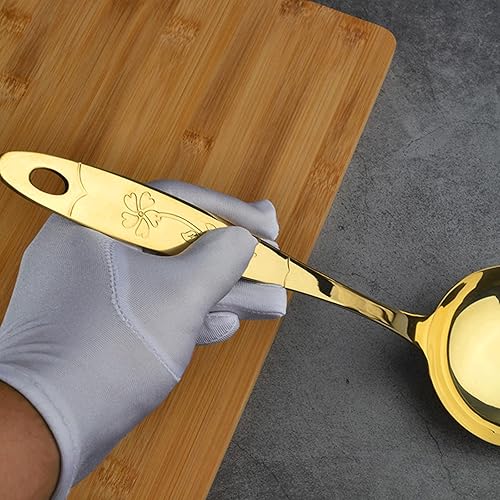 Miniatura 6 de Juego de utensilios de cocina de cobre puro de 5 piezas, elegantes accesorios de cocina de cobre, juego de utensilios de cocina para el hogar o