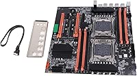 Vista 8 de Placa base de escritorio, DDR4 LGA2011 3 CPU para placa base X99, tarjeta de red Gigabit RTL8111H integrada, canal M.2 NVMEPCIE X4, SATA3.0 USB3.0