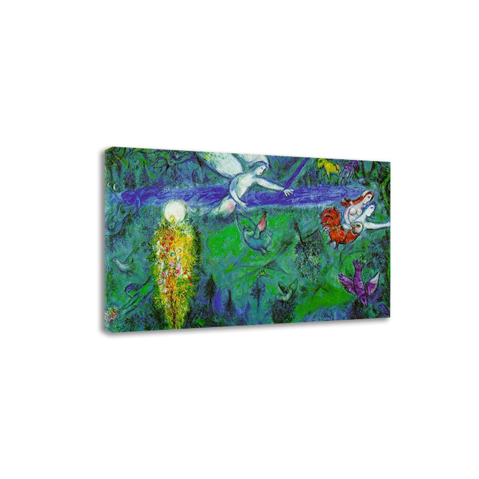 Religious Pictures "Adam and Eve expelled from Paradise" Print On Canvas Reproductions Of Famous Paintings Classic Canvas Wall Art Home Decor 80x120cm Framed