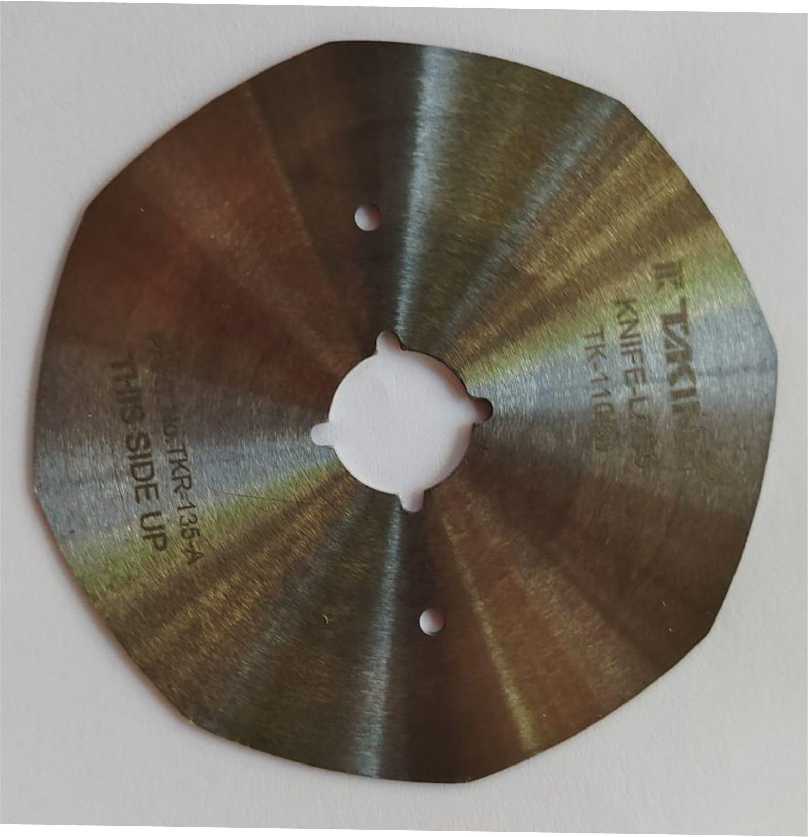 110 mm round blade for multilayer cloth cutting machine | industrial fabric cutting blade | suitable for boutique & garment use