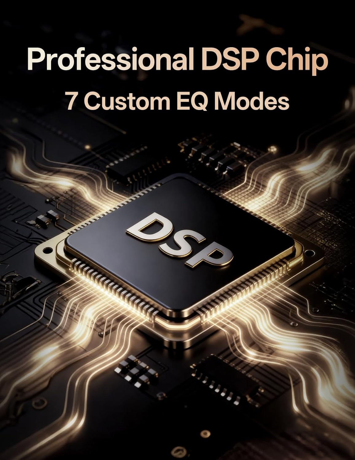Professional DSP Chip with 7 Custom EQ Modes