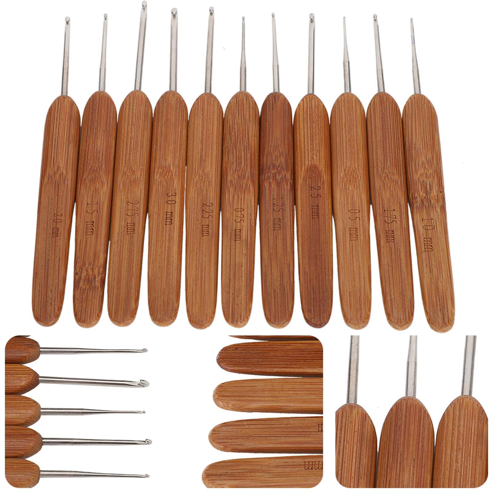 Juego De 10 Unids/set De 15 Unidad De Agujas De Tejer Con Mango De