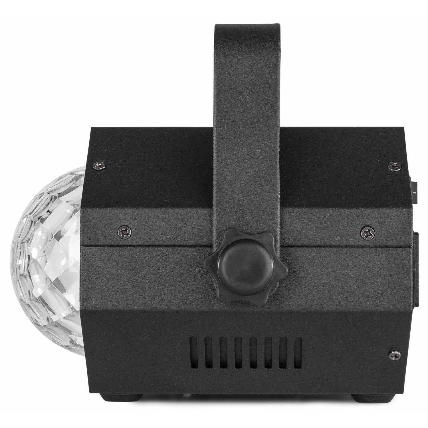 BeamZ LEDWAVE Discolicht Partylicht 5-in-1 LED DJ-Lichteffekt Musikgesteuert mit Fernbedienung, UV Schwarzlicht und Strobo, Jelly Ball, Water Wave, Lichtorgel, DJ Licht Komplett, Partybeleuchtung