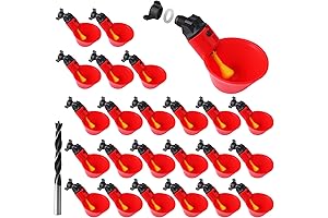 24 Automatic Poultry Drinking Cups for Chicken Quail Drinker