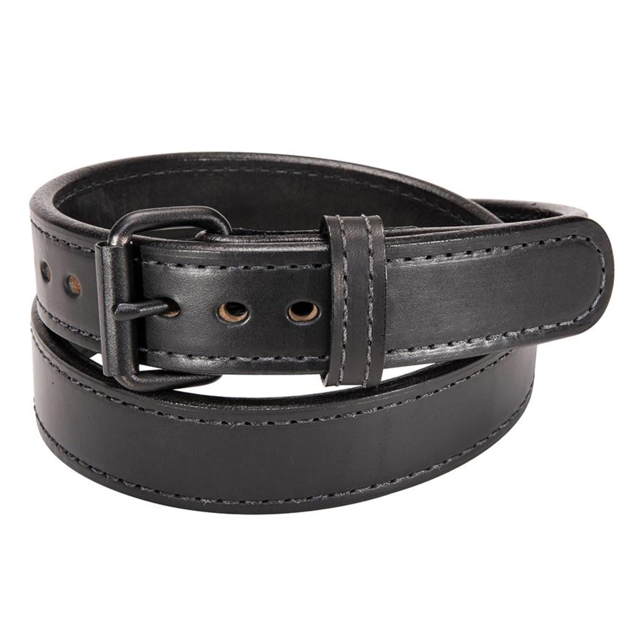 Daltech Force Tactical Black Steel Core Concealed Carry CCW Strong Leather Gun Belt - USA Made