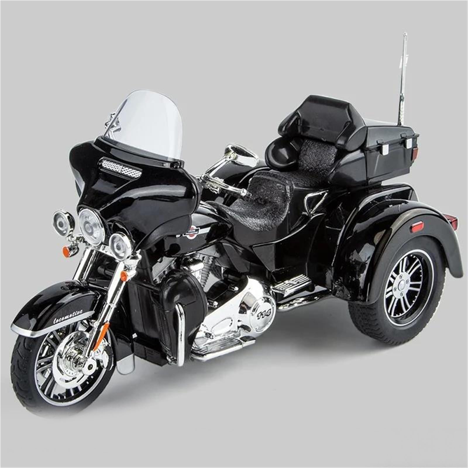 1:9 For Harley For Davidson TRI GLIDE ULTRA Luxury Tricycle Alloy Diecast Model Motorcycle Collecting Hobby Classic Ornament Gift Friend