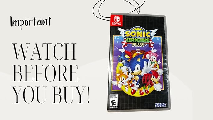 Amazon.com: Sonic Origins Plus - Nintendo Switch : Sega of