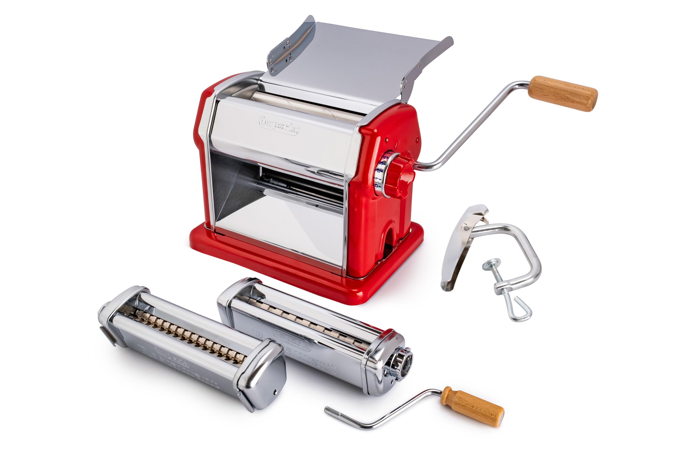 Macchina Per Pasta Imperia IPASTA - Manuale, Acciaio Cromato, Made In Italy, Per Lasagne E Tagliolini - Foto 4