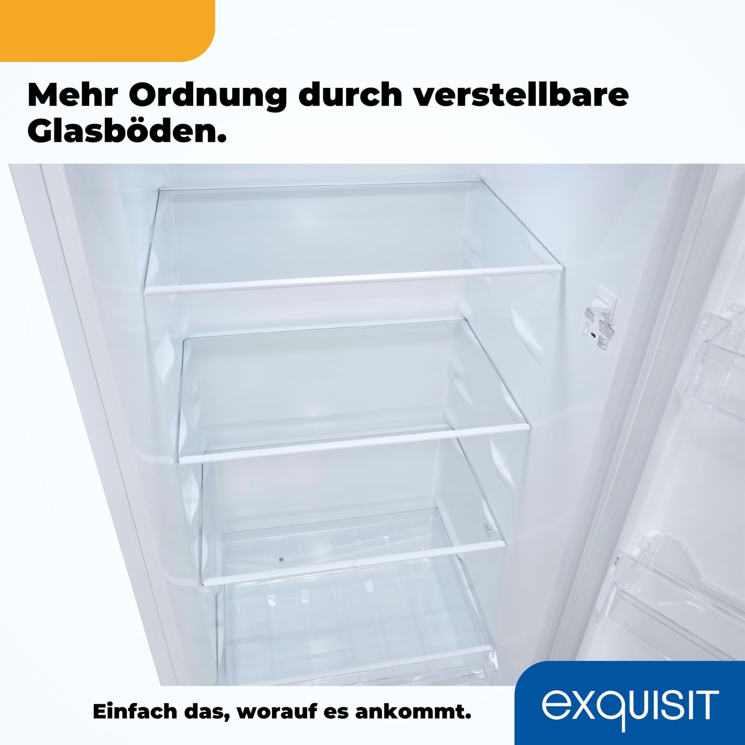 Exquisit KGC265-70-040D Frigorífico Combi Libre Instalación 262L | Blanco 180,5×54,5×56 cm | Frigorífico Congelador de Bajo Consumo con Gran Capacidad | Tecnología Multi Air Flow
