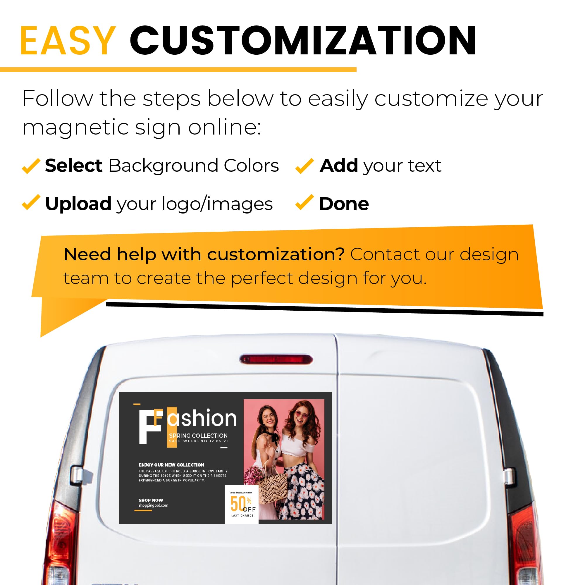 Magnetic Lettering For Vehicles Magnetic Signs Orange County Signs