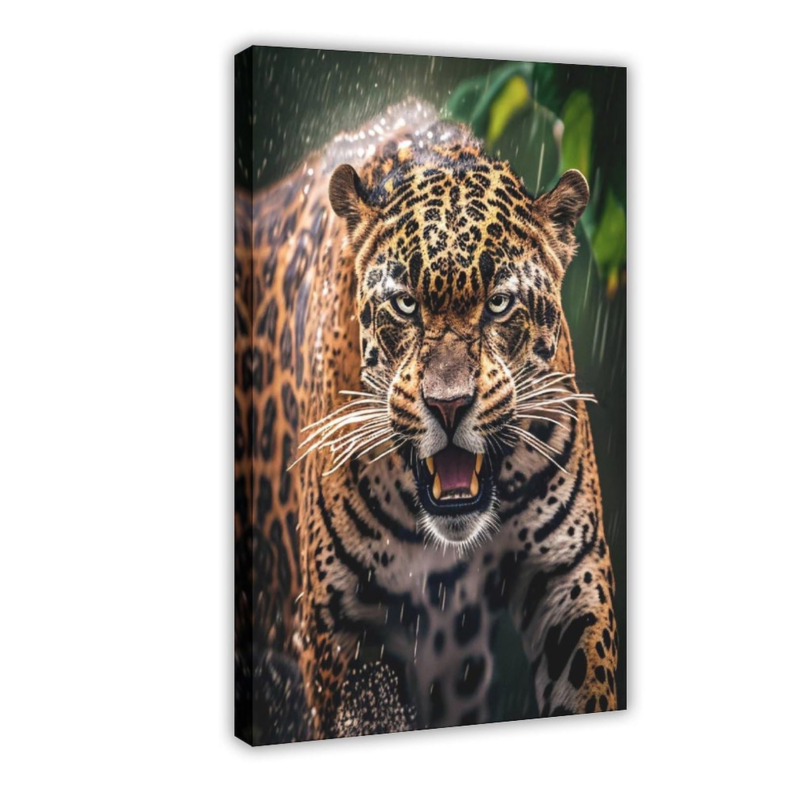 Bareronor Majestic Jaguar Canvas Poster for Dorm Room Decor Gift