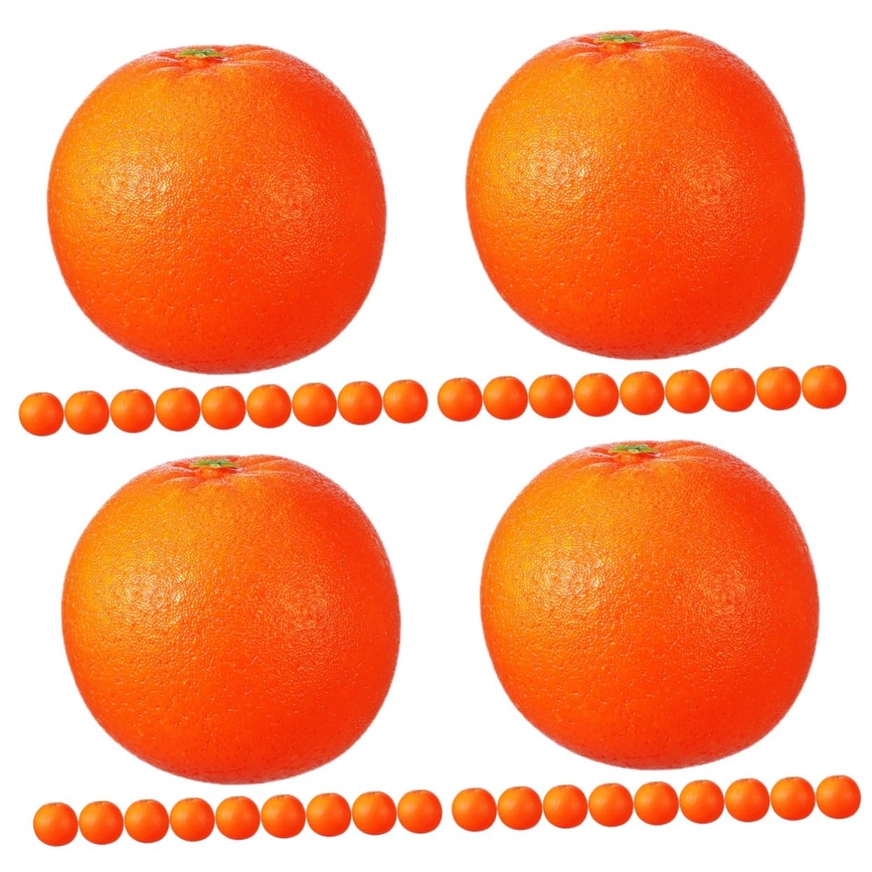 IMIKEYA 40 STK Simuliertes Orangefarbenes Modell Szenenschmuck Dekorative Künstliche Früchte Desktop-deko Mit Künstlichen Orangen Restaurant-Display-Obst Obst-Modell- Schaum