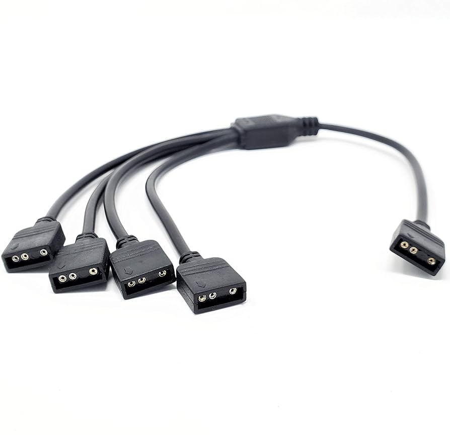 Amazon.com: Micro Connectors 3-Pin Addressable RGB (ARGB) 1
