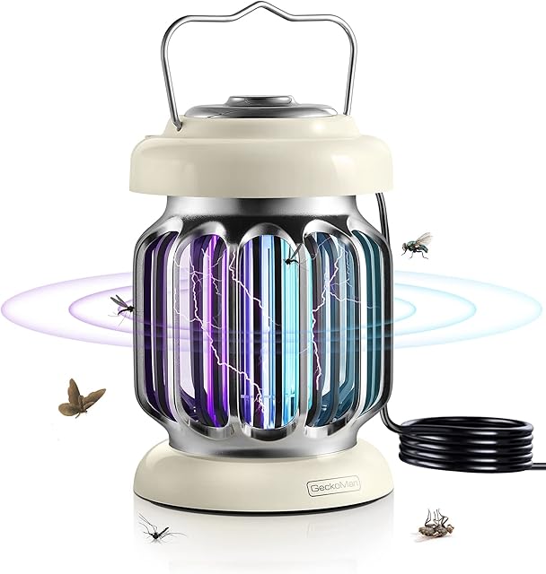 Hybrid Spectrum, Waterproof Switch Bug Zapper Outdoor Bug Zapper Indoor Bug Zapper Mosquito Repellent Outdoor Patio Mosquito Zapper Electric Fly Zapper Fruit Fly Trap for Indoors Mosquito Killer