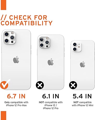 Miniatura 2 de URBAN ARMOR GEAR UAG Funda protectora para iPhone 12 Pro Max 5G (pantalla de 6.7 pulgadas), resistente y ligera, delgada, a prueba de golpes,