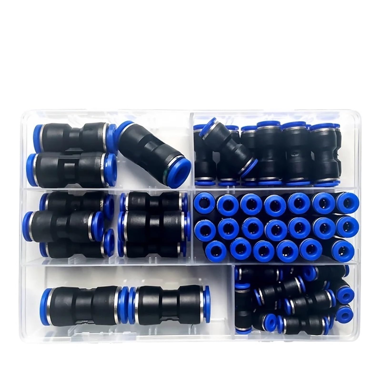 Kit de raccords pneumatiques en PU de 4, 6, 8, 10, 12 et 14 mm à déverrouillage facile par simple pression.(A kit (23pcs),5 BOXES)