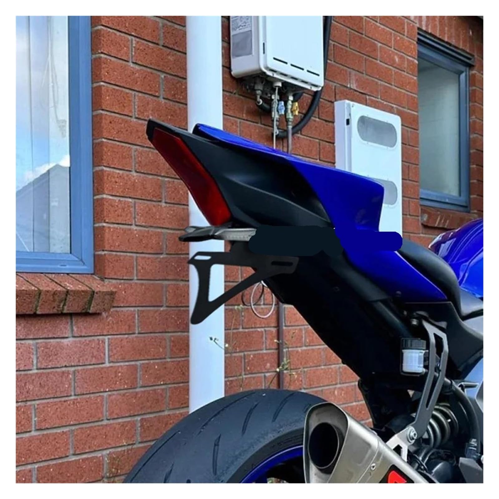 Kit Di Montaggio Per Portatarga Posteriore Nero Per YAM&AHA YZF R6 YZF-R6 YZFR6 2015-2025