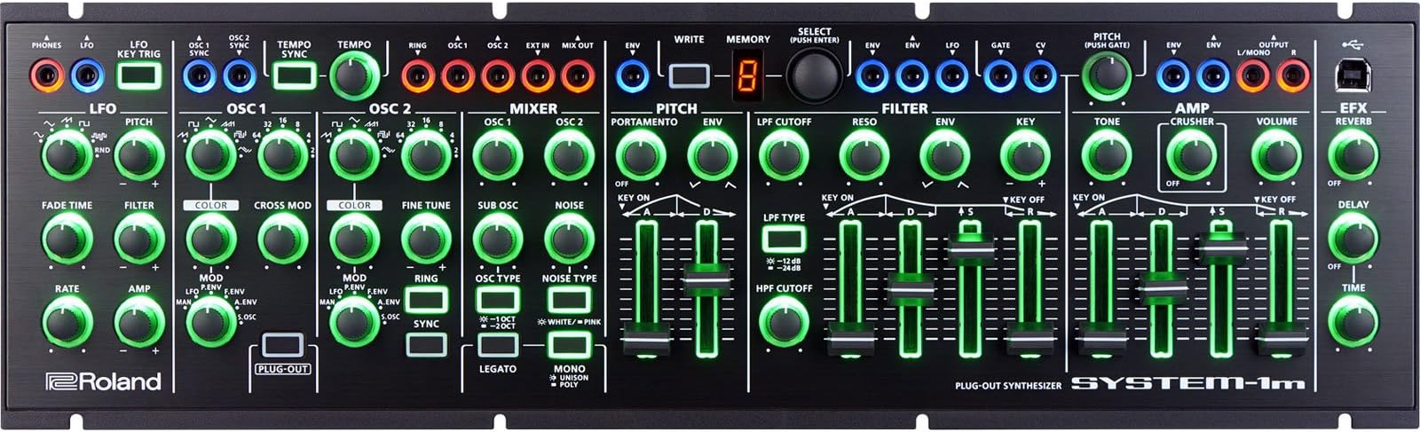 Aira SYSTEM-1m Semi-Modular PLUG-OUT Synthesizer