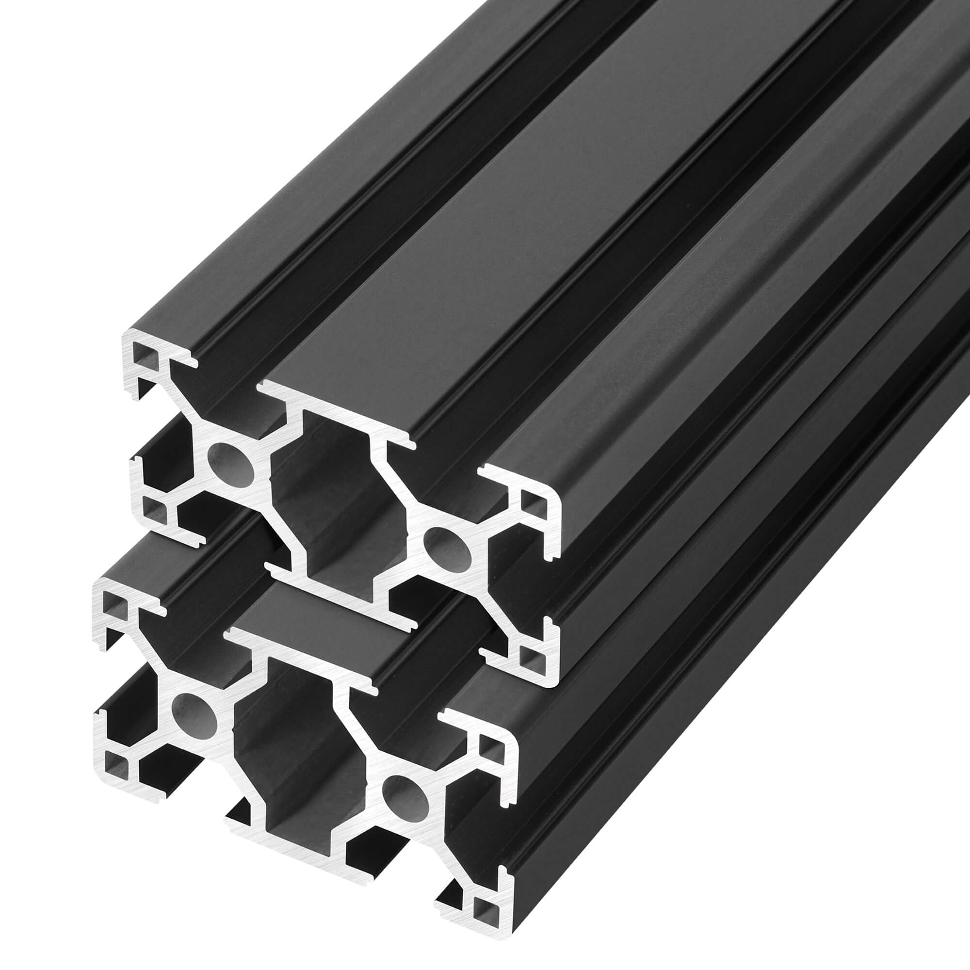 3060 T Slot Aluminum Extrusion for 3D Printer Parts and CNC DIY Black 600mmX2