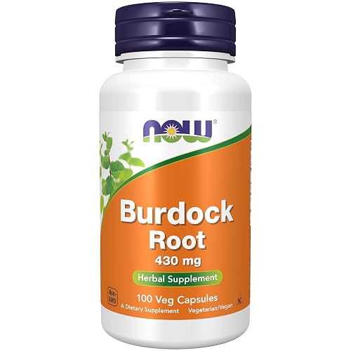NOW Supplements, Burdock Root 430 mg, Herbal Supplement, 100 Veg