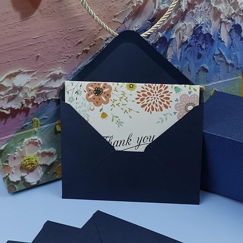 Miniatura 9 de Paquete de 100 sobres de 4 x 6 pulgadas para invitaciones sobres negros A6 sobres de postal sobres de fotos utilizados para graduación boda baby