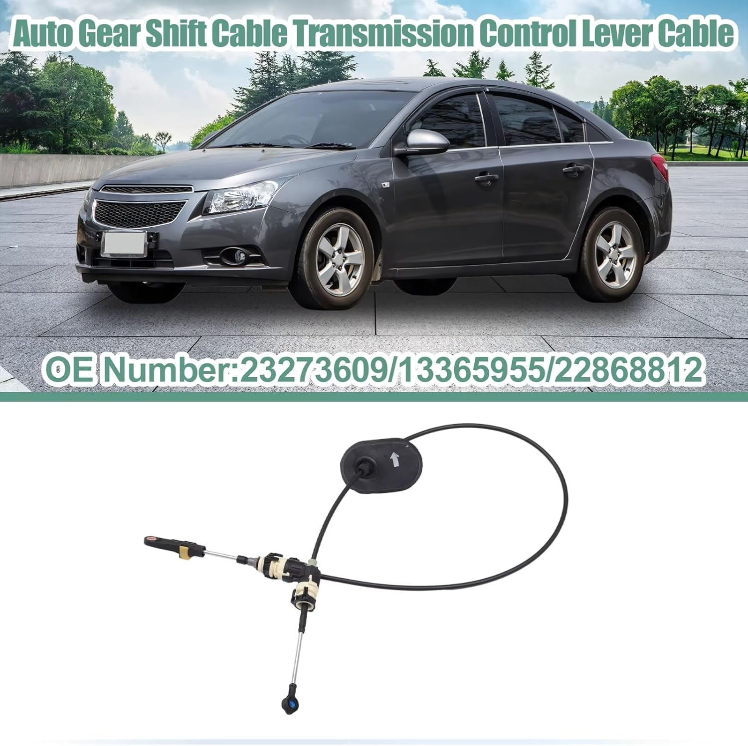 Transmission cable Compatible With Buick For Encore Base 1.4L L4 2013 Car Transmission Gearbox Gear Shift Selector Control Lever Cable Wire 23273609