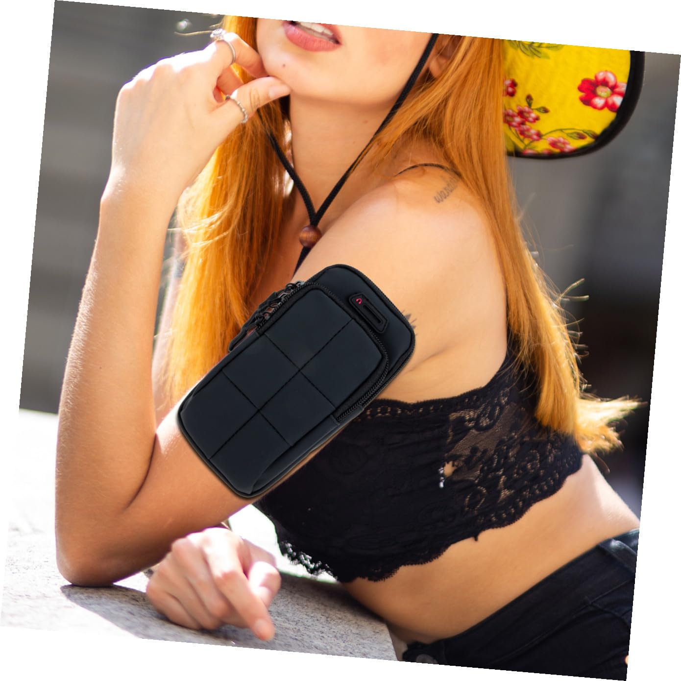 Housoutil Lot De 3 Brassards pour Téléphone Portable Pochette De Rangement Confortable pour Lentraînement
