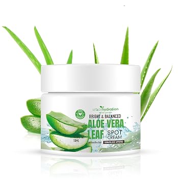 Urban Hydration Bright & Balanced Aloe Vera Leaf Spot Cream | Helps with Acne, Detoxes and Smooths Skin Benefits For All Skin Types | 1.7 Fl Ounces