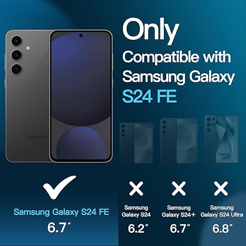 Miniatura 9 de JETech Protector de pantalla para Samsung Galaxy S23 5G de 6.1 pulgadas, película de vidrio templado, compatible con identificación de huellas