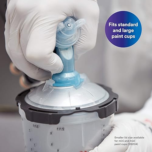 Miniatura 6 de 3M PPS 2.0 - Tapas desechables para pistola pulverizadora, 26200, se adapta a vasos y revestimientos de pintura estándar o grandes PPS 2.0, filtro