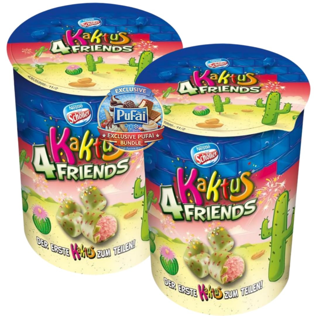 PUFAI Bundle – Kaktus Kleineis 90 ml | Fruchteis Dessert | Exotischer Geschmack | Tiefkühlprodukt für Snack & Sommer Genuss (4)