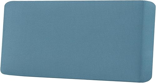 Miniatura 24 de H.VERSAILTEX Fundas de cojín individuales superelásticas para asiento – Juego de fundas de cojín de sofá – Tela de sarga gruesa con textura jacquard