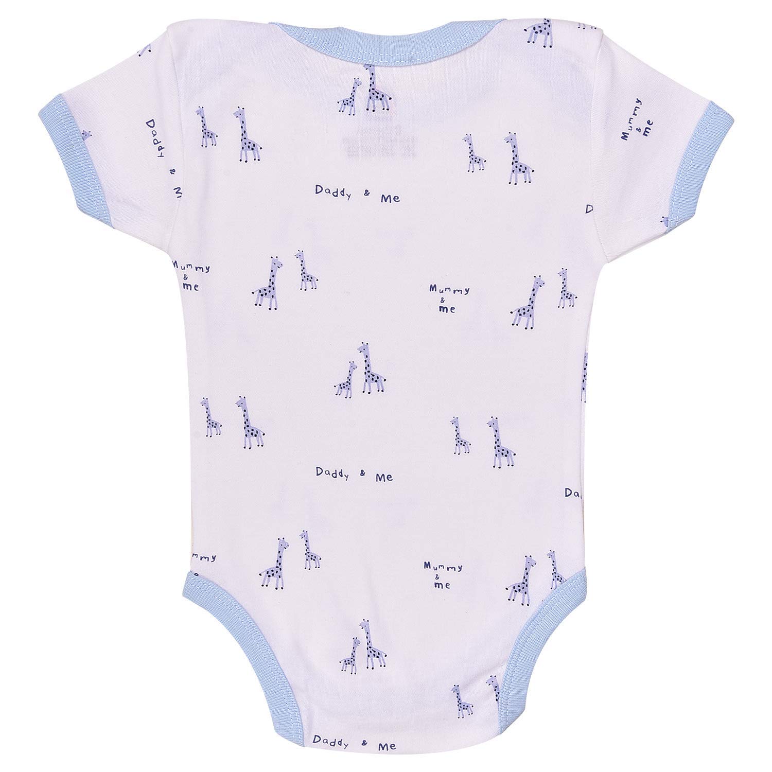 Baby Needs Magic Town Cotton Half Sleeves Body Suits for Baby Boys and Baby Girls- Pack of 3 1