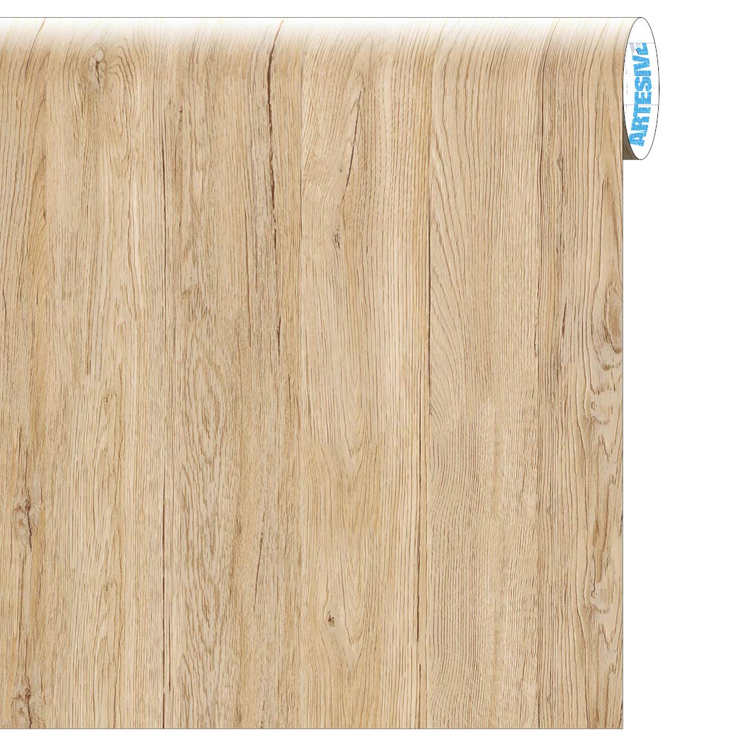 Pellicola Adesiva Effetto Legno Quercia - 122 Cm Larghezza Per Rivestire Mobili E Pareti - Foto 10