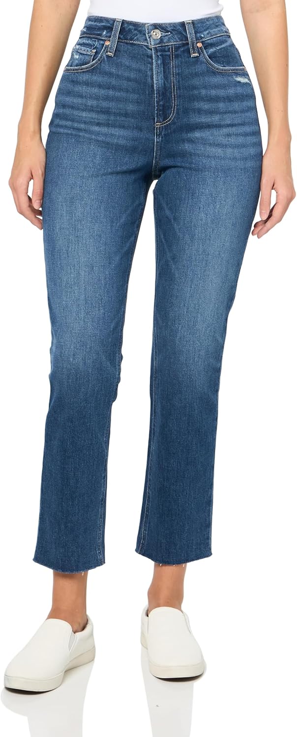 Paige Women's High Rise Brigitte Raw Hem Cuf