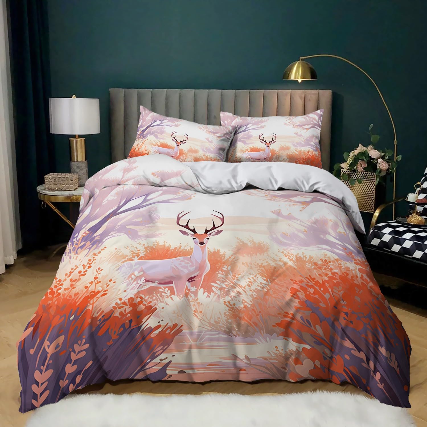 Housse de couette 200x200 faon facile à enfiler avec son zip pour lit 1 personne