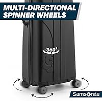 Vista 6 de Samsonite Tour Classic Golf Hard Case Golf Travel Bag, Lightweight & Durable ABS Shell, 360 Degree Multi-Directional Wheels