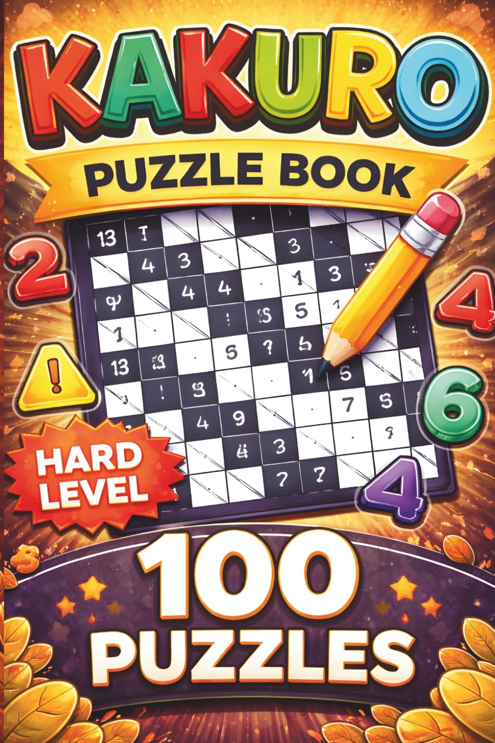 Kakuro Puzzle Book Hard Level: 100+ Challenging Number Crossword Puzzles | Advanced Brain Training for Puzzle Lovers | Includes Solutions