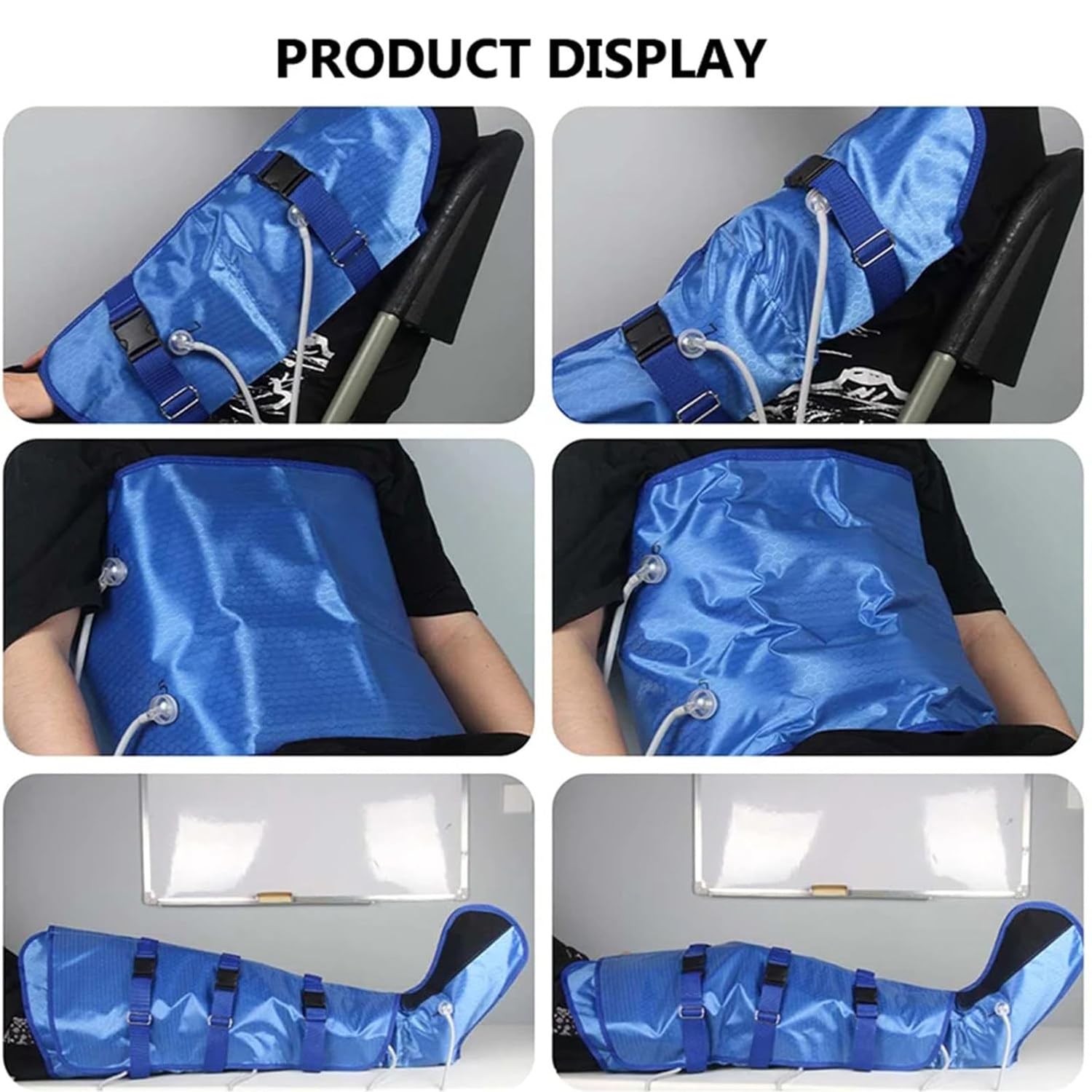 Drenaje Linfático Por Presión Aire Presoterapia Para Casa Airpress Masajeador Muscular,4 Programas,3 Intensidades,Equipo Completo: Accesorios Brazos,Piernas,Glúteos Y Abdomen