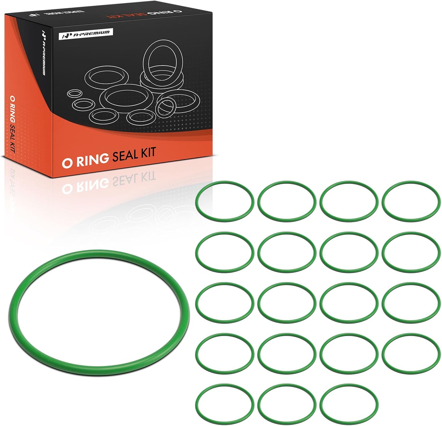 A-Premium Universal AC System Repair Kit, Exact ID (66.34±0.51mm) Exact CS (3.53±0.10mm), HNBR, 20Pcs